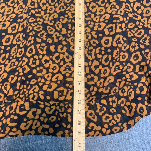 Lane Bryant Top Womens 28 Animal Print Sleeveless Blouse Flowy Tank‎ V-Neck - Picture 8 of 8